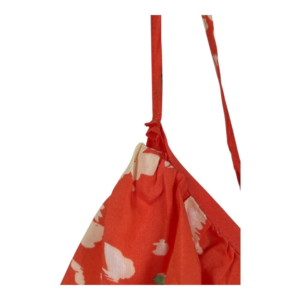 Joie Dress Lilli floral sleeveless minidress orange size X-Small XS NWOT - Picture 2 of 8